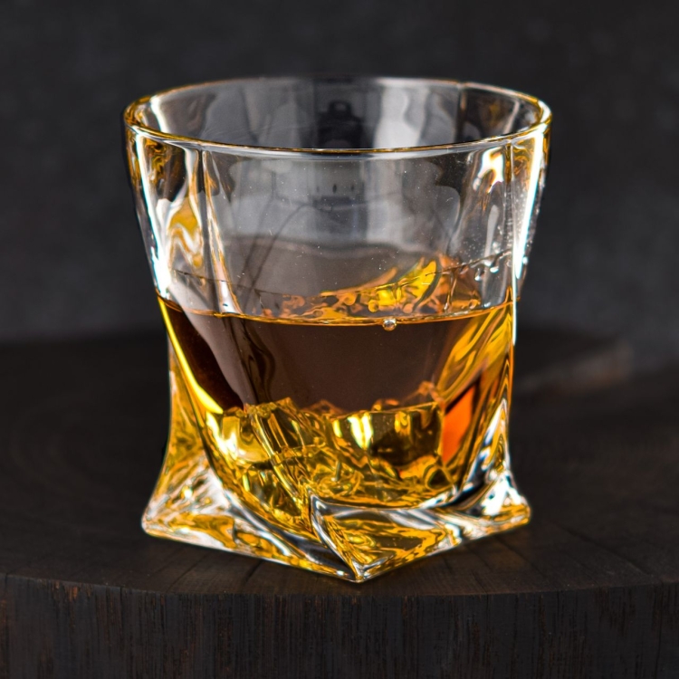 Szklanka do whisky BOHEMIA Quadro | 340ml | 1szt. w pudełku Szklanka.pl