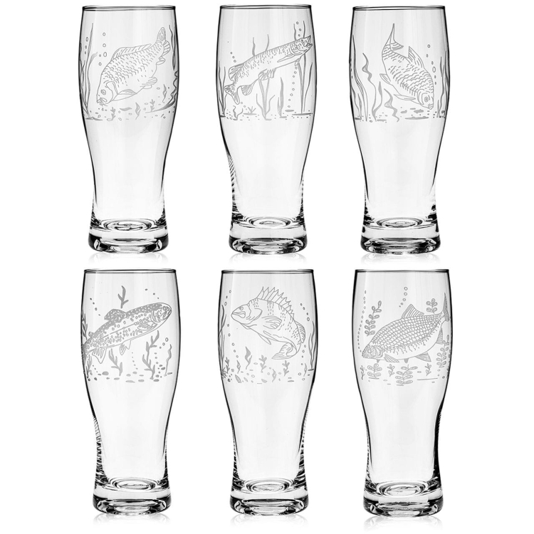 Szklanki, kufle do piwa "Wędkarskie" 500ml (7335)