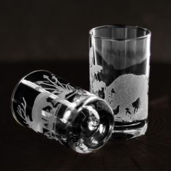 Kieliszki do wódki Myśliwskie (2920-Shot-TIK) 30 ml 6 szt. w pudełku szklanka.pl