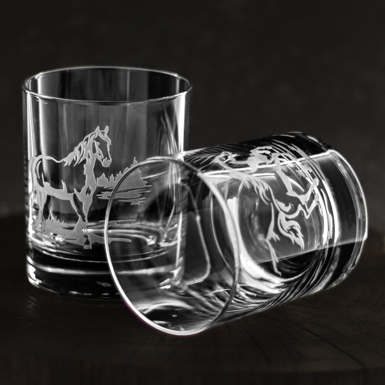 Szklanki do whisky KONIE (C847) 300 ml 6 szt. w pudełku szklanka.pl