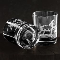 Szklanki do whisky KONIE (C847) 300 ml 6 szt. w pudełku szklanka.pl