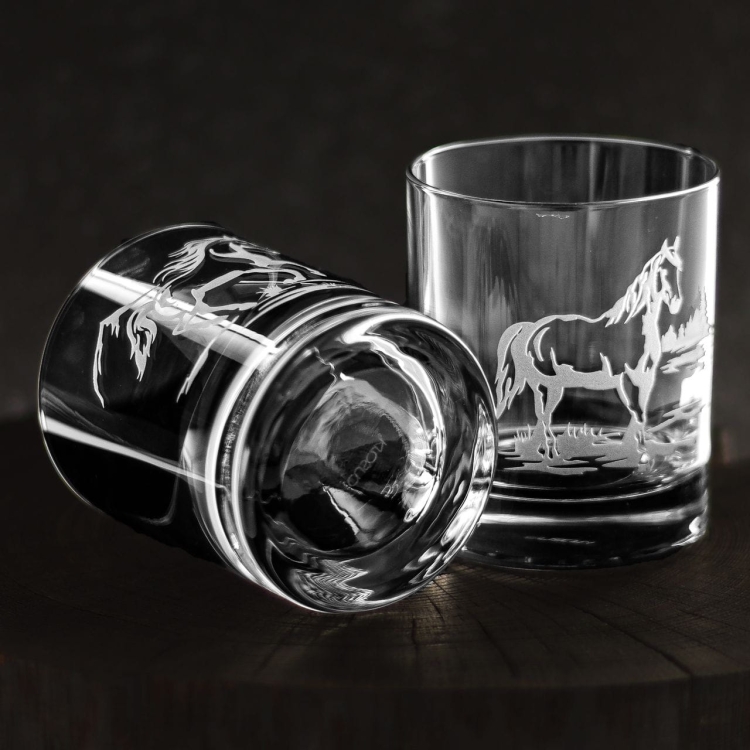 Szklanki do whisky KONIE (C847) 300 ml 6 szt. w pudełku szklanka.pl