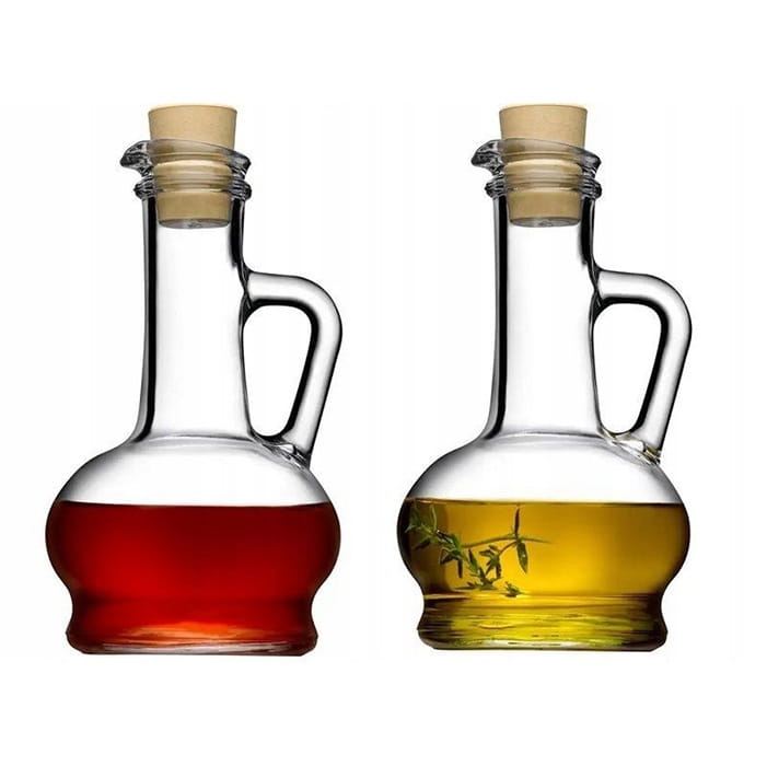 Zestaw 2 karafek na ocet i oliwę PASABAHCE Olivia 2x260ml