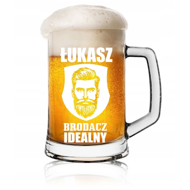 Szklanka z grawerem dla Brodacza, brodacz 400ml 1szt