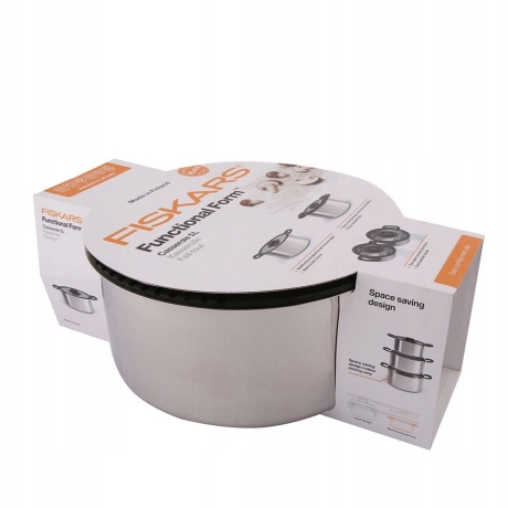 Przejdź do produktu Garnek Fiskars Functional Form 5L stal nierdzewna 1026578