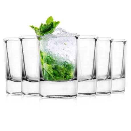 Przejdź do produktu Kieliszki do wódki kwadratowe SHOT 50ml 6szt.