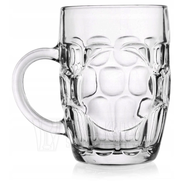 Klasyczne kufle z rączką do piwa 500 ml