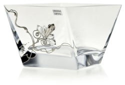 Ekskluzywna salaterka 2K stylizowana na Swarovski