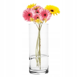 Wazon szklany na kwiaty Altom Design Cylinder 30cm