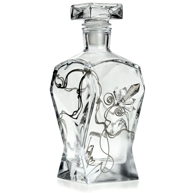 Ekskluzywna karafka 2K zdobiona kryształami