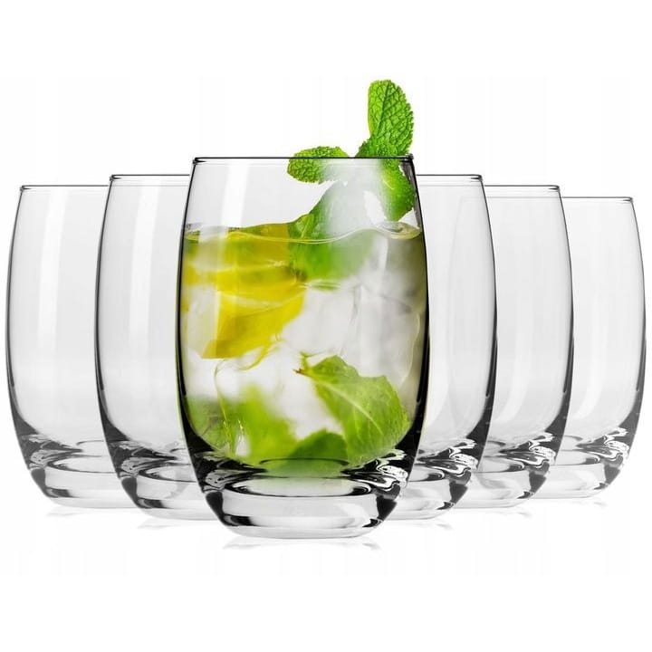 KROSNO Elite szklanki BECZUŁKI niskie + wysokie | 300+360ml | 12 szt.