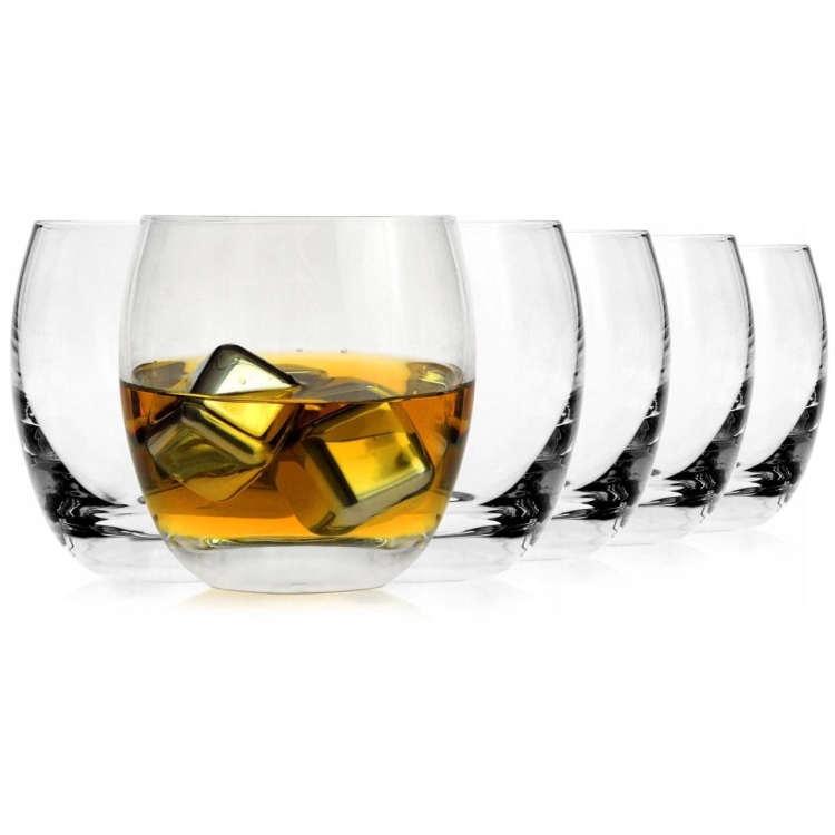 KROSNO Elite szklanki BECZUŁKI niskie + wysokie | 300+360ml | 12 szt.