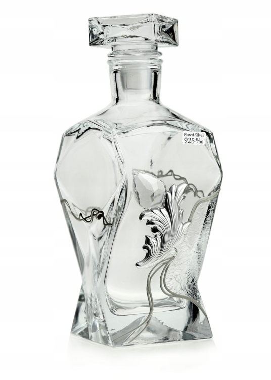 Wazon salaterka karafka komplet stylizowany na Swarovski 2345