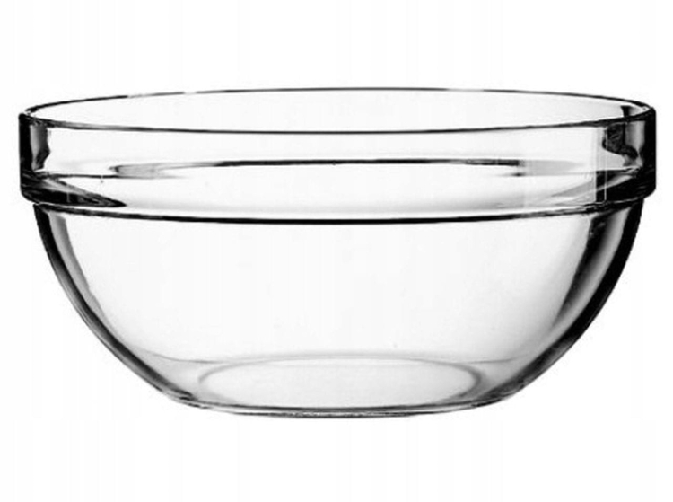 Szklana salaterka miska na sałatki owoce LUMINARC Empilable 17cm