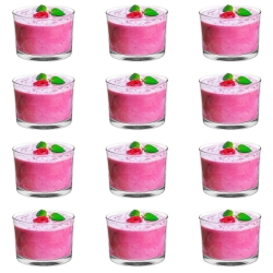 Mała szklana salaterka na owoce miseczka do sosów dipów 150ml 8cm 12szt