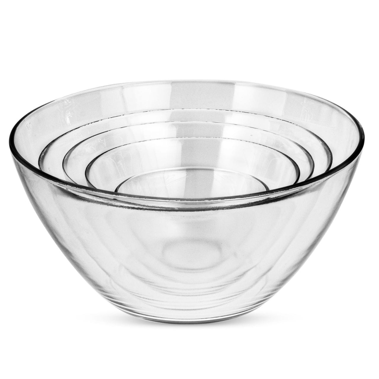 Komplet salaterek na sałatki owoce LUMINARC Cosmos 5el. 12/17/20/23/28 cm