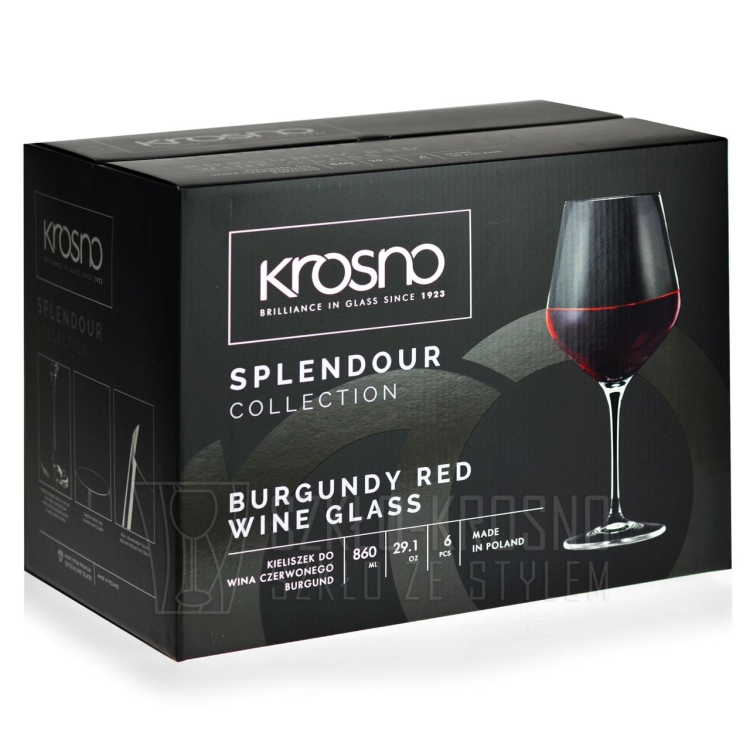Kieliszki do wina burgund KROSNO Splendour 860ml