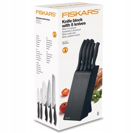 Przejdź do produktu Komplet noży w bloku Fiskars Control 6el. 1073023