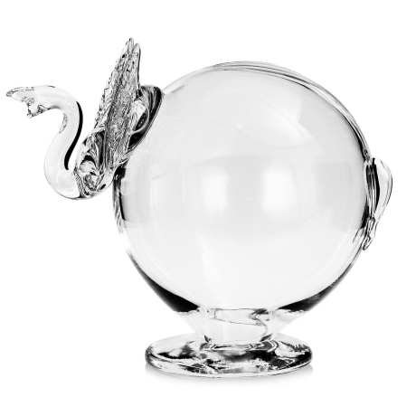 Przejdź do produktu Duża szklana skarbonka SŁOŃ bezbarwny
