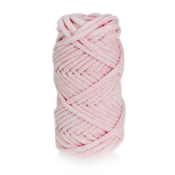 Sznurek do rękodzieła makramy z rdzeniem Pastelowy róż 5mm 20m