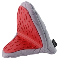 Rękawica kuchenna ochronna łapka silikonowa Vialli Design LIVIO Czerwona