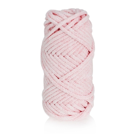 Przejdź do produktu Sznurek do rękodzieła makramy z rdzeniem Pastelowy róż 3mm 20m