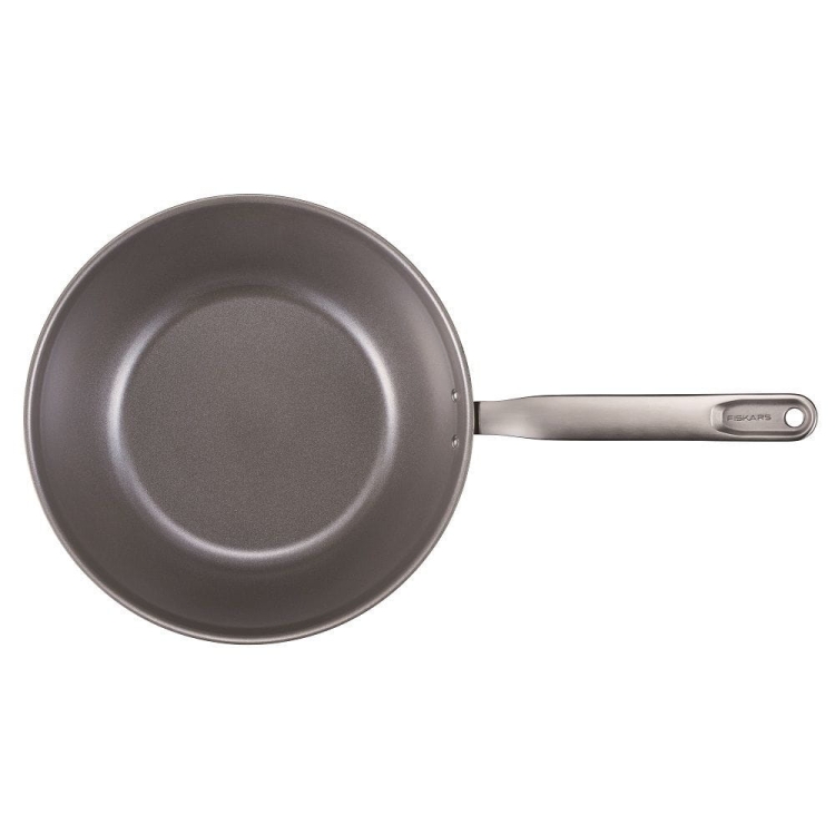 Patelnia głęboka ceramiczna Fiskars All Steel Wok 28cm 1064747