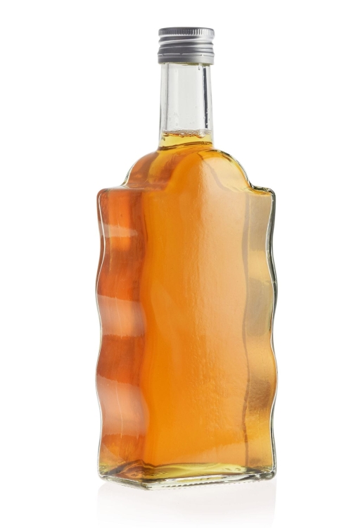 5x Butelka szklana WARTA fala z zakrętką na bimber nalewki 500ml
