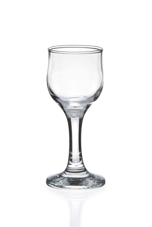 Kieliszki na nóżce stopce do wódki, likieru, nalewek 40ml 6szt