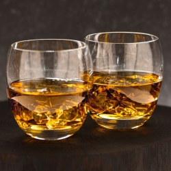 Szklanki do whisky "KULA" | 300ml | 2szt. w pudełku