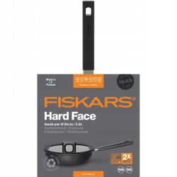 Patelnia szefa kuchni z pokrywką non-stick Fiskars Hard Face 28cm 1052232