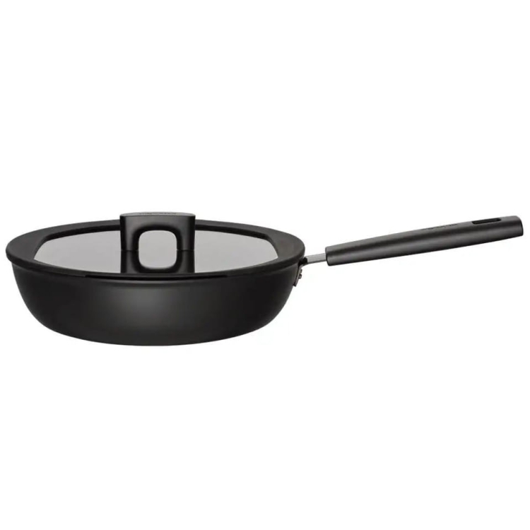 Patelnia szefa kuchni z pokrywką non-stick Fiskars Hard Face 28cm 1052232
