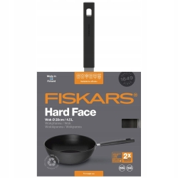 Patelnia głęboka nieprzywierająca Fiskars Hard Face Wok 28cm 1052233