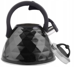 Berretti CZAJNIK Z Gwizdkiem 3L Indukcja Gaz BR-7627 czarny