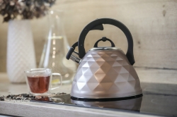 Berretti CZAJNIK Z Gwizdkiem 3L Indukcja Gaz BR-7634 różowy