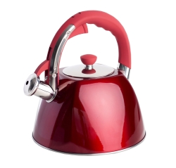 Berretti Giulia CZAJNIK Z Gwizdkiem 3L Indukcja Gaz BR-6231 czerwony