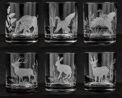 Szklanki do whisky Myśliwskie 300 ml  | 6 szt. w pudełku szklanka.pl