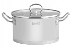 Berretti Gemini garnek z pokrywką 8L 26cm stal nierdzewna BR-6774
