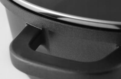 Berretti garnek kwadratowy 2,4L Granite z pokrywką BR-3520 20x20cm