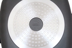 Berretti garnek kwadratowy 2,4L Granite z pokrywką BR-3520 20x20cm