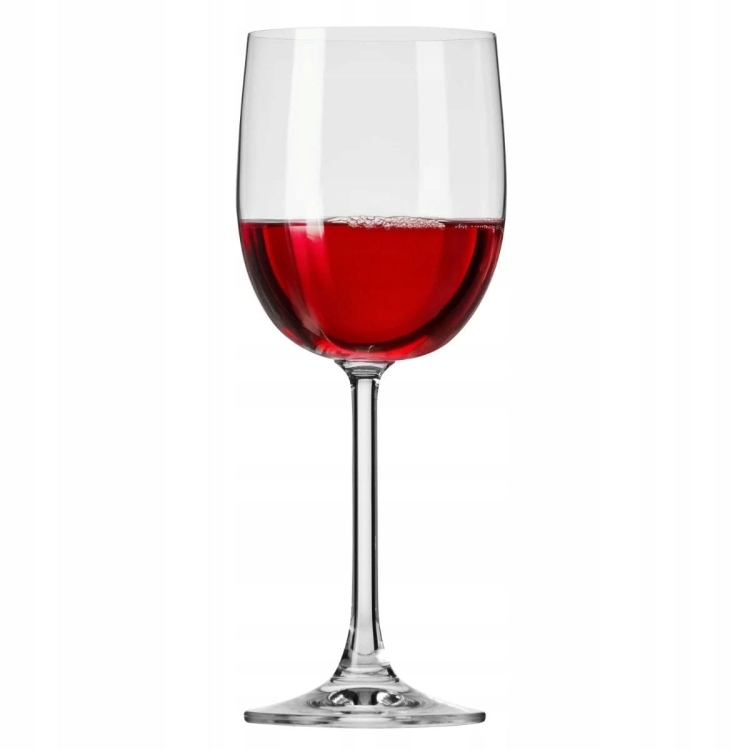 Klasyczne kieliszki do wina czerwonego białego wody KROSNO Gema 340ml 6szt