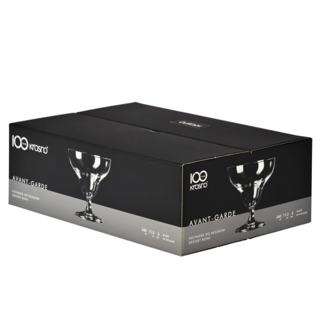 Pucharki czarki na lody desery sałatki KROSNO Avant-Garde 340ml 6szt