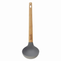 Berretti BR-6491 łyżka wazowa silikonowa bambusowa do sosu zupy