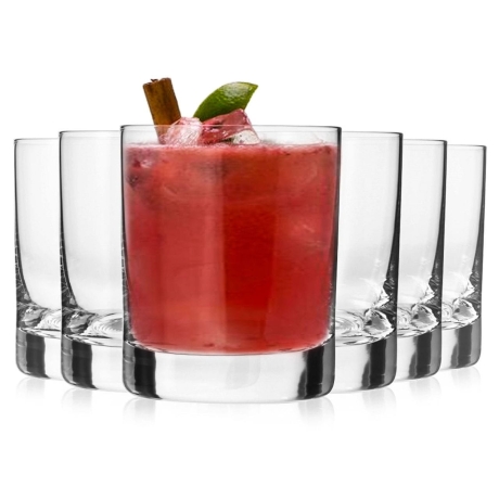 Przejdź do produktu Szklanki niskie do whisky, soku, wody KROSNO A'6 300ml 6szt