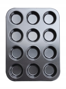 Berretti Torta blacha na 12 mufinek 35x26x2,8cm BR-8747