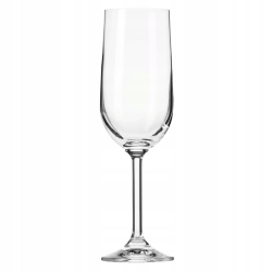 Klasyczne kieliszki do szampana na nóżce KROSNO Gema 210ml 6szt