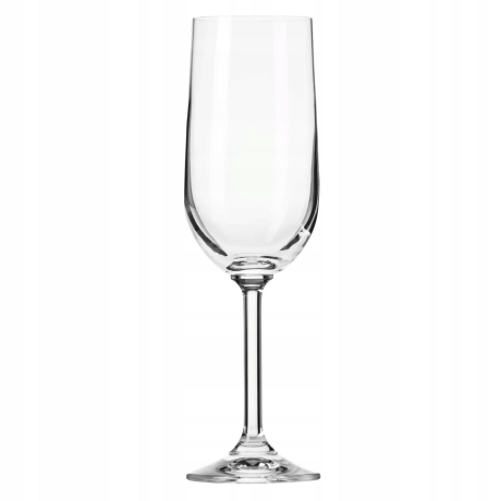 Przejdź do produktu Klasyczne kieliszki do szampana na nóżce KROSNO Gema 210ml 6szt