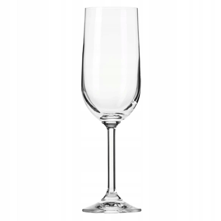Klasyczne kieliszki do szampana na nóżce KROSNO Gema 210ml 6szt