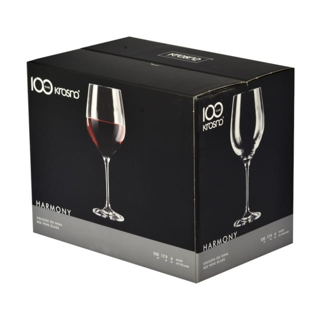 Kieliszki do wina czerwonego KROSNO Harmony | 450 / 530 ml | 6 szt.