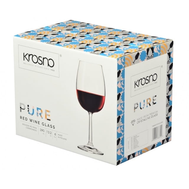 Kieliszki do wody wina KROSNO Pure 350 / 390 ml | Basic